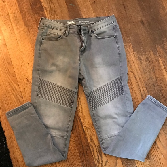 Mossimo Supply Co. Denim - Mossimo Moto jeans grey